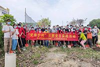 爱树护绿 共建绿色家园——KY.COM_开元(中国)集团党支部参加大龙街道党委组织